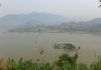 Blick ueber den Mekong nach Laos